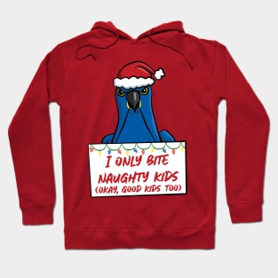 Only Bite Naughty Kids Hyacinth Macaw Hoodie